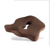 Summer New Subject 2 Examination Seat Cushion Air Permeability Slow Rebound Memory Cotton Seat Cushion for Men and Women Button Hemorrhoids Cushion